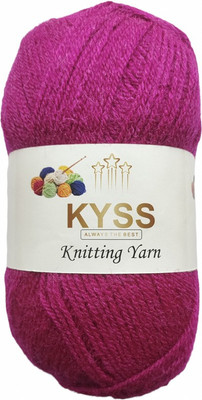 KYSS Rosemary Strawberry Wool Ball Hand Knitting Wool/Yarn 200 gram shade no-23