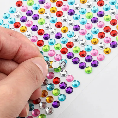 mapperz Shining Stones Crystals Stickers for Art & Craft
