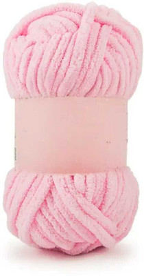 JNT Soft Pink Soft & Vibrant Yarn for All Knitting and Crochet Projects 100g
