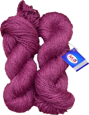 M.G Enterprise Charming Pyaji (200 gm) Wool Hank Hand knitting wool / Art Craft soft fingering crochet hook yarn, needle knitting yarn thread dyed.