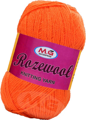 M.G Enterprise Represents Rosemary Orange 300 gms Wool Ball Hand knitting wool-FD Art-FIG