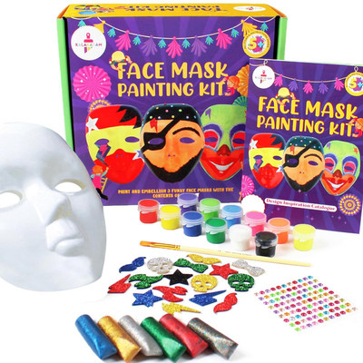 Kalakaram Face Mask Painting Kit for Kids, Age 5 and above