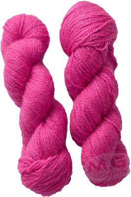 KNIT KING Vardhman Rabit Excel Rose (500 gm) Wool Hank Hand knitting wool Art-FDI