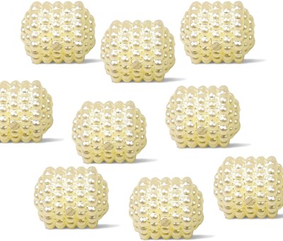 Airtick (Pack of 200 Gram) White Cylindrical Shape Pearlized Bead work Craft Material