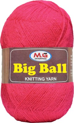 M.G Enterprise Bigboss Magenta 200 gms Wool Ball Hand knitting wool- Art-AAB