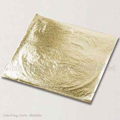 ask vark wala GOLD LEAFING STUDIO LEAF.100 SHEETS 8X8CM GLIDING FOIL FOR RESIN ART.30