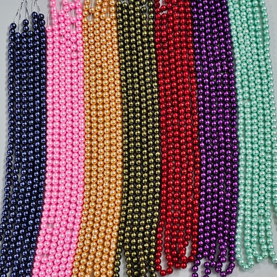 SRR Beads, size 4mm SMALL, Satin Luster Finish 7 colors in 1 Pack Total 2000+ Beads