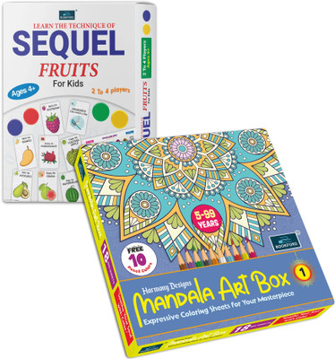 BOOKFORD Harmony Mandala Box Part 1 + Learning the Technique of Sequel Fruits for Kids