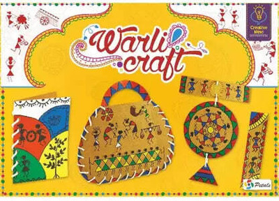 zokato Warli Craft - Art and Craft DIY Kit for Kids 5 Years and Above