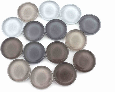 Sai Mosaic Art Circle Taupe Mix 25mm