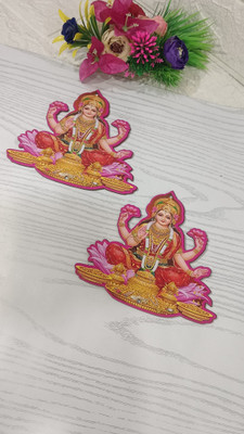 Sell plus Laxmi Ji Diwali, Navratri & Pooja Decoration Mdf Cutout