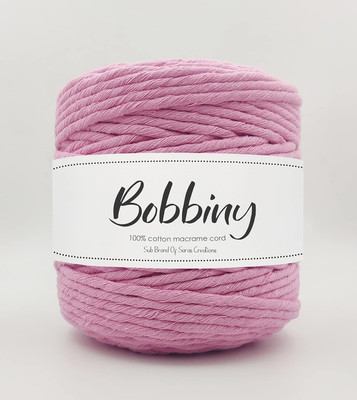 Bobbiny 4MM 100 Meter Single Strand Cotton Macrame Cord Thread for Macrame DIY