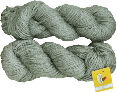 M.G Enterprise Vardhman Rabit Excel Steel Grey (300 gm) Wool Hank Hand knitting wool Art-FCF