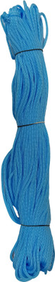 Beadsnpearls Yellow Nylon Knot Macrame Thread, Braided Cord for DIY Craft Size -25 Meter,3mm