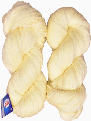 M.G Enterprise Knitting Yarn 3 ply Wool, Cream 200 gm Best Used with Knitting Needles, Crochet Needles Wool Yarn for Knitting.