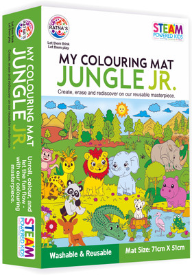 Ratnas My Colouring Mat Jungle Jr (7510) Diy Colouring Kit