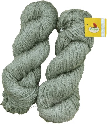 M.G Enterprise Vardhman Rabit Excel Steel Grey (400 gm) Wool Hank Hand knitting wool Art-FCF
