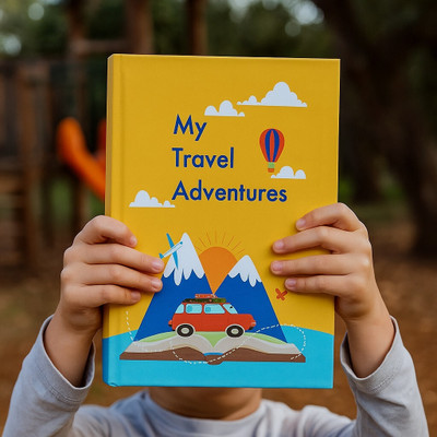 MY HAPPY TRIBE My Adventure Journal Book for kids/To record, observe &Boosts Creativity