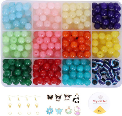 ambitieux DIY 12 moon beads Bracelet Making Kit and accessories