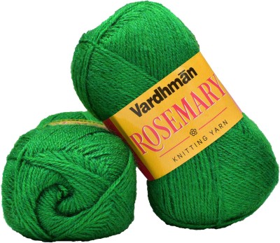 KNIT KING Rosemary Moss (200 gm) Wool Ball Hand knitting wool / Art Craft soft fingering crochet hook yarn, needle knitting yarn thread dyed