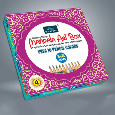 BOOKFORD Harmony Design Mandala Art Box Part 4 –Artistic Journey Through Cosmic Patterns!