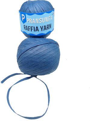 PRANSUNITA Raffia Twine Yarn Eco Friendly Paper String Rope for Hand Knitting