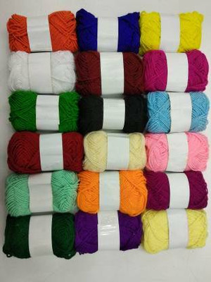 manrish Multicolor Thread(200 m Pack of18)