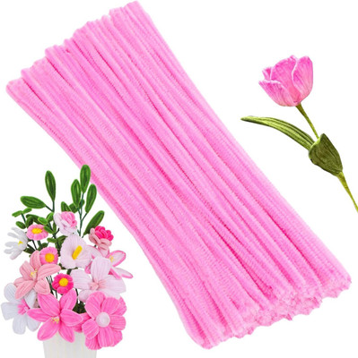 Geek Arts Pipe Cleaner 100 Pcs for Hobby Crafts, Scrapbooking, DIY Accessory
