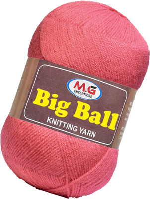 M.G Enterprise Bigboss Salmon 600 gms Wool Ball Hand knitting wool- Art-ACJ