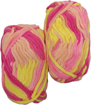 my baby shop Soft and Chunky Multicolor Knitting Yarn Wool