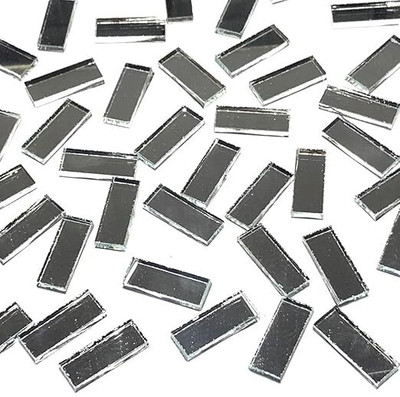 VINAYAK GALLERY Teardrop Shape Mirror for Lippan Art. Jewellery Making, Craft Work (50 PCS)