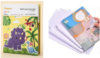 MOREL Drawing Book Random Designe and Textbook COVER 30PCS COMBO (PACK OF 2)
