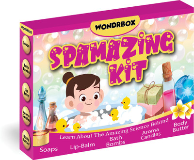 WONDRBOX Spamazing Science Experiment Kits for Kids Aged 6-8-12-14 Educational toy