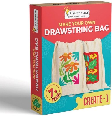 Lighthouse Make you own: Drawstring Bag