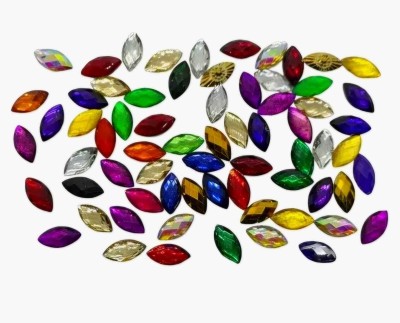 manrish 200Pcs Resin Chandla kundan Stone Rhinestone Beadsfor Craft,Embroidery,DIY(6mm)