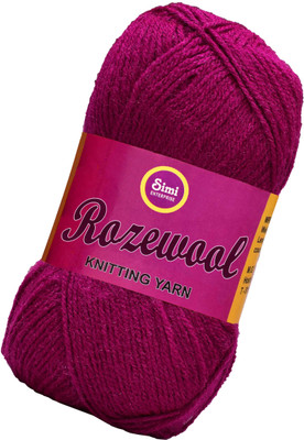 Simi Enterprise Rosewool Strawberry 300 gms Wool Ball Hand knitting wool- Art-FHC