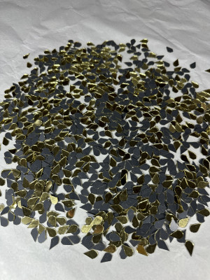 arteneer Almond shape golden mirror-8 mm size- 550pcs