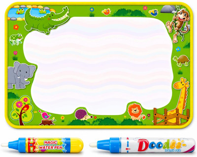 Suvaniq Reusable Magic Water Drawing Mat with 2 Magic Pens Kids Art Craft Kit Toys Set