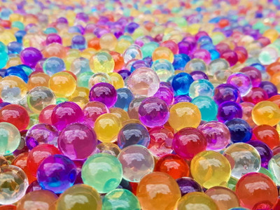 AquaBloom Large Jelly Bubbles/Water Jelly Beads Magic Crystal Rubber 1500 Pieces (Approx.)
