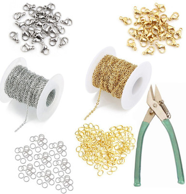 Crafts Haveli 10 Mtr Each with Side Cutter Plier & 20 Lobster And Free Jump Ring