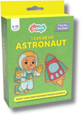 Jogenii I Can Be an Astronaut Mini DIY Kit For Kids Color & Design Fridge Magnets