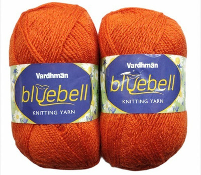 RCB Vardhman Bluebell Brownish Gajri 400 GM (1 Ball, 100 GM Each) Wool Ball Hand Knitting Wool/Art Craft Soft Fingering Crochet Hook Yarn, Needle Acrylic Knitting Yarn Thread Dyed Shade No-17 RCB Vardhman Bluebell Brownish Gajri 400 GM (1 Ball, 100 GM Each) Wool Ball Hand Knitting Wool/Art Craft Soft Fingering Crochet Hook Yarn, Needle Acrylic Knitting Yarn Thread Dyed Shade No-17