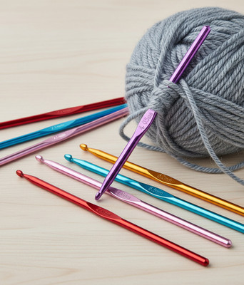 sassy beauty High Quality Aluminum Crochet Hooks Set for DIY Knitting