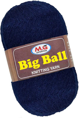 M.G Enterprise Bigboss Navy 600 gms Wool Ball Hand knitting wool- Art-ABA