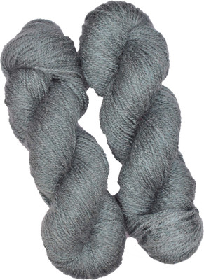 KNIT KING Vardhman Rabit Excel Mouse Grey (500 gm) Wool Hank Hand knitting wool Art-EJE