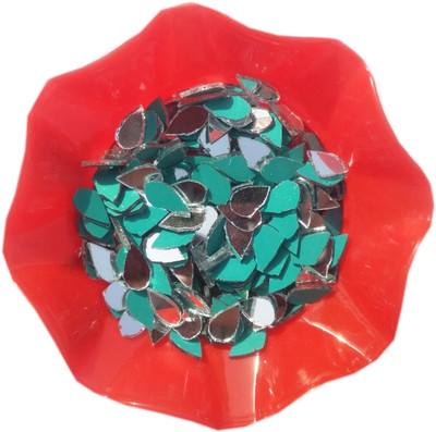 RUHAILA 8*5 DROP SHAPE MIRROR FOR ART CRAFT AND ZARI 1000 PCS