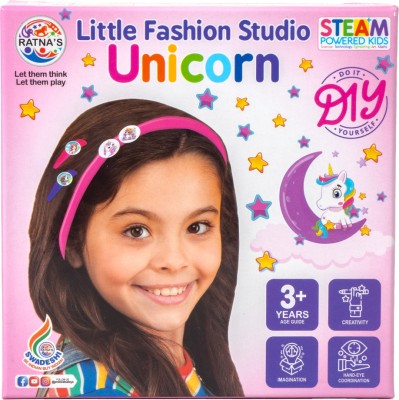 Ratnas Little Fashion Studio Unicorn Pack of 4(1130) DIY Kit