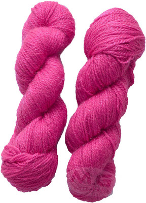 KNIT KING Vardhman Rabit Excel Rose (400 gm) Wool Hank Hand knitting wool Art-FDI