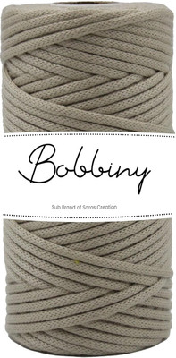 Bobbiny 3MM 100 Meter Knitted Braided Crochet Macrame Nylon Cord Thread for Macrame DIY