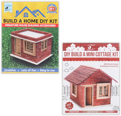 LITTLE BIRDIE DIY Build A Mini Cottage Kit 1 BOX and DIY Build A Home ...